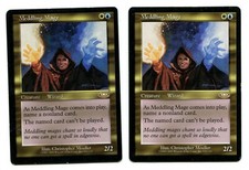 2 x Meddling Mage-SP/EX-MTG Magic the Gathering-Planeshift - 2001-ENG