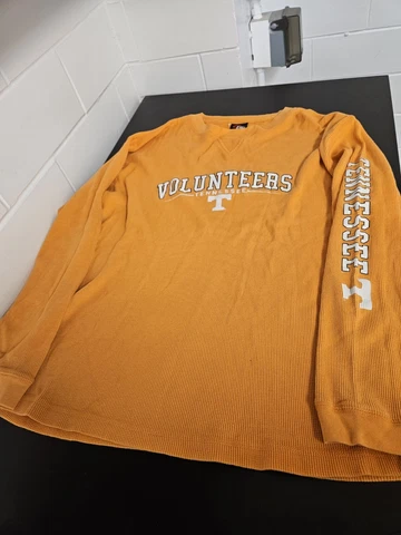 TSI Tennessee Shirt Mens Large Volunteers Orange Long Sleeve Sports Cover