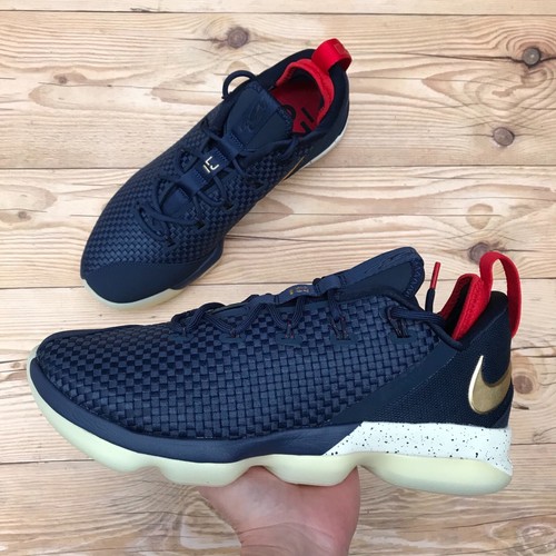 lebron 14 low navy blue