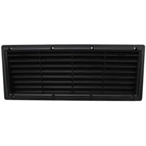 Lüftungsgitter Kühlschrank Wohnwagen Wohnmobil Kunststoff schwarz 374 x148 +Netz - Bild 1 von 4