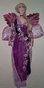 Stoffkunst Puppe Muster "Verzierter Engel" von Judy Skeel - Bild 1 von 3