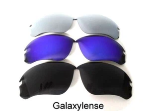 Galaxy Ersatzlinsen Für Oakley Flak Draft OO9364 Schwarz/Blau/Titan - Picture 1 of 6