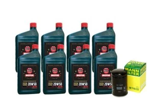 Motul + OEM Engine Oil Change Kit (20W-50) (8 Liter) (Classic Performance) - Picture 1 of 1