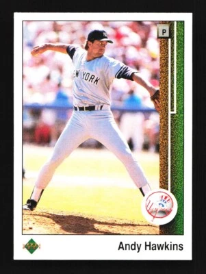 1989 Upper Deck #708 Andy Hawkins NMMT 6624 - Image 1 of 2