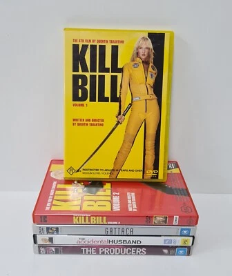 Uma Thurman DVD Bundle x5 Kill Bill Gattaca The Producers The Accidental Husband - image 1 of 4