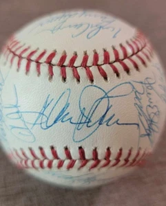 1989 NEW YORK METS TEAM SIGNED BASEBALL WITH 32 AUTOGRAPHS - Picture 1 of 7