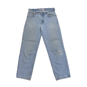 Canyon River Blues Distressed Jeans 32x30 Classic Fit Light Wash Straight - Picture 1 of 5