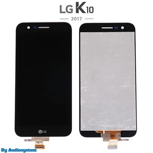 DISPLAY TOUCH SCREEN ORIGINALE LG K10 2017 M250 M250N VETRO SCHERMO NERO OPTIMUS - Imagen 1 de 1