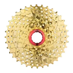 Cassette Freewheel (9 Speed, 11-36T) - Gold - Solid - Picture 1 of 11