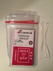 2 Heavy Duty Zip Lock Cruise Line Luggage Tag Holders Reusable Sealable Quality