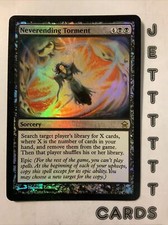 Foil Neverending Torment Saviors Of Kamigawa English Magic Actual Pics!