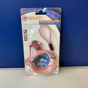 Laptop Notebook Security Cable 4 Dial Combination Universal Lock SENDT Brand - Afbeelding 1 van 1