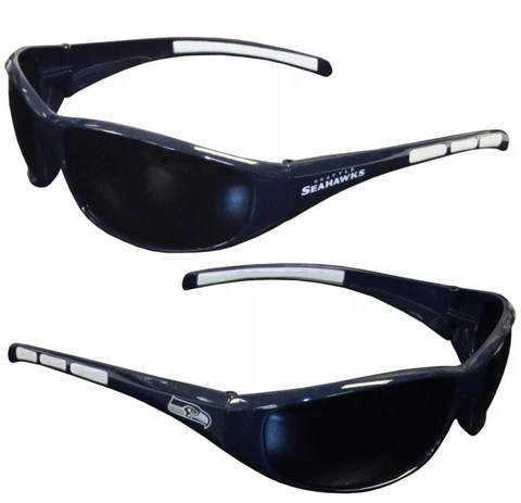 NFL Seattle Seahawks Sport 3dot Wrap Sunglasses UV 400 Protection Cover