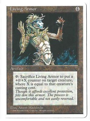 MTG - Chronicles - Living Armor - NM - Image 1 of 2