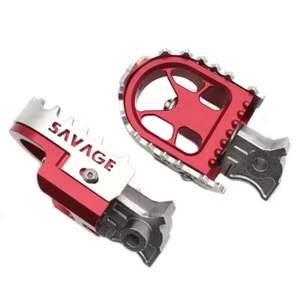 Red Pedals Footpegs CNC Anodized For BMW F750GS F850GS 2018-2019 R1200GS 2014-18 - Picture 1 of 6