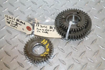 1986 YAMAHA VIRAGO XV 700 MAIN ENGINE DRIVE BREAKER GEARS 4X7-11534-00-00 - Image 1 of 4