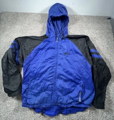 Chaqueta cortavientos azul béisbol Rawlings cremallera completa talla XL bolsillos Foto 1 de 4