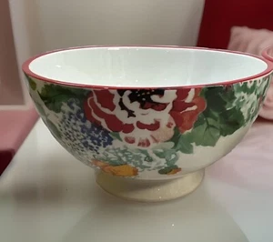 (2) Pioneer Woman Country Garden Footed Soup Cereal Bowls 6" Country Farmhouse - Picture 1 of 10
