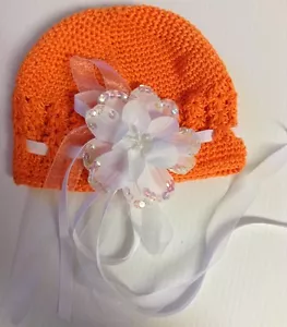 Lollytop -- the Girl's Hat that Converts to a Purse Hair Bow Orange SEE Pics - Bild 1 von 2