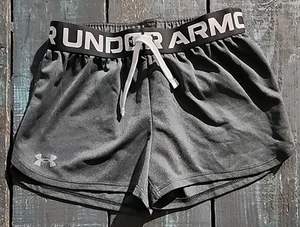 Under Armour Girls Play Up Shorts Size Youth M Heatgear Loose Fit - Picture 1 of 3