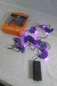 UltraLED Battery Operated Metal Bat Twinkle Light String, Multi-Color, 5.6" Ft - Picture 1 of 5