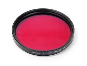 Linhof Filter 67mm E67 x 0.75 Rot Red 29 12x No.0917 - Picture 1 of 2