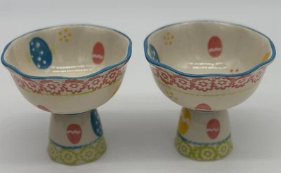 Cuencos pedestal Parfait caza huevos de Pascua tentaciones dos reemplazos Foto 1 de 4