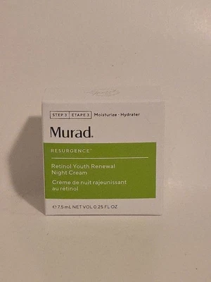 Creme Noturno Murad: Resurgence Retinol Renovação Juvenil 0,25 fl oz Tamanho para Viagem - Imagem 1 de 3