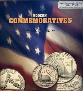 U. S. Proof Commemorative Half Dollar Box Set (Lot of 15) - See Description - Picture 1 of 10