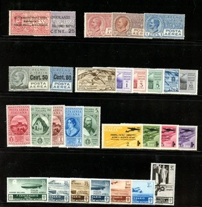 Italien #C1\\C72 (I499) (7) komp Luftpostausgaben, M, LH, H, FVF, CV 385,00 $ - Bild 1 von 1