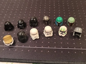 LEGO Star Wars Elmetti e Cappelli: Soldati, Primo Ordine, Ribelli, Vader, Mandalorian - Foto 1 di 7