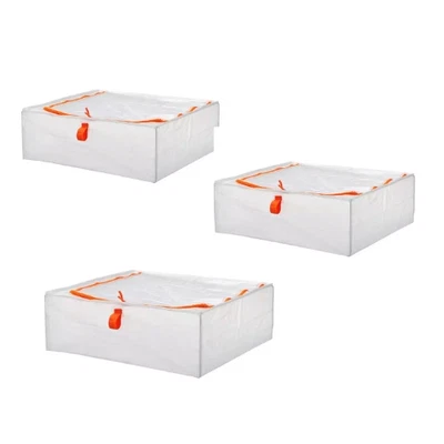 3x IKEA PARKLA Storage Bag Case 55x49x19 cm Foldable Large Underbed Storage - Image 1 of 4