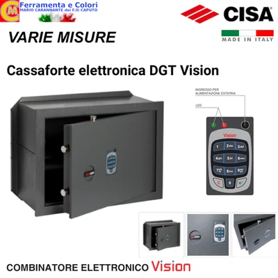 Cassaforte a Muro Incasso Elettronica Numerica Digitale Sicurezza CISA BnB Hotel - Immagine 1 di 4
