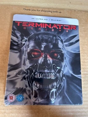 TERMINATOR GENISYS Rare UK 4K BLU RAY STEELBOOK NEW/SEALED Arnold Schwarzenegger - Image 1 of 4