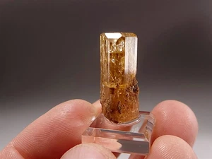 Gem Orange Imperial Topaz Crystal from Zambia #9 - Picture 1 of 7