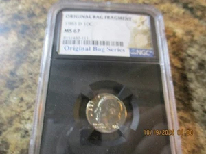 1983-D ROOSEVELT DIME NGC MS 67 111 - Picture 1 of 3
