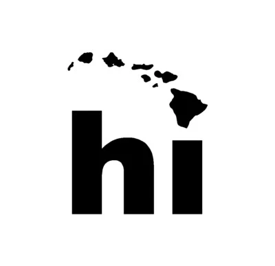 Hawaii HI Vinyl Decal Car Window Laptop Hawaiian Islands Hawai'i Sticker - Image 1 of 3