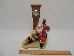 Howard Miller Santa Claus Checking in Twice Christmas Clock - Picture 1 of 6