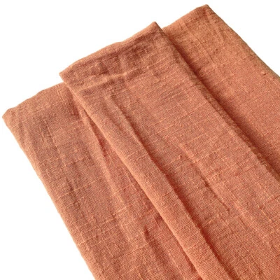 Spring Summer Thin Linen Cotton Fabric Eco Breathable DIY Making Clothes Dress - Image 1 of 4