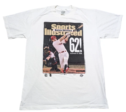 Vintage 90s Mark McGwire Sports Illustrated Shirt Mens Large Pre-Shrunk USA STL Cover