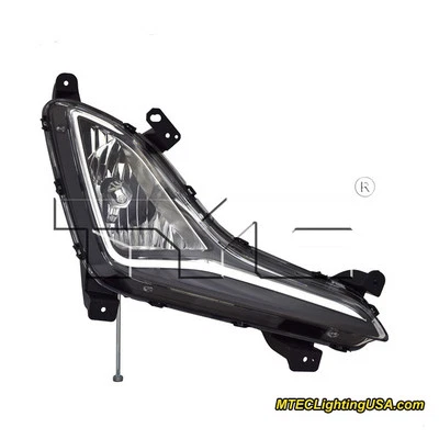 Conjunto de luz antiniebla lateral derecha con certificación TYC NSF para Hyundai Elantra 2014-2016 Foto 1 de 3