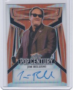 2023 Leaf Metal Pop Century Jim Belushi 4/5 Auto Autograph Card