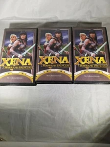 Lot Of 3 Xena Warrior Princess Colletors Edition VHS - Picture 1 of 4