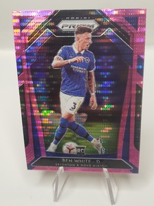 BEN WHITE 2020-21 PREMIER LEAGUE PINK PULSAR PRIZM ROOKIE #58