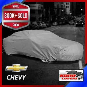 CHEVY [OUTDOOR] CAR COVER ?? 100% Waterproof ?? 100% All-Weather ?CUSTOM?FIT - Picture 1 of 12