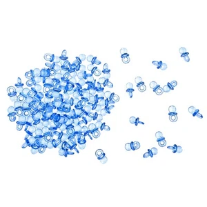 30 Mini Schnuller Blau Streudekoration für Taufe Geburt Baby Shower Party - Bild 1 von 1
