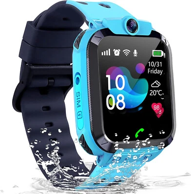 Smartwatch Kinder Telefonfunktion GPS Tracker SOS Armbanduhr für iPhone Samsung - Bild 1 von 4
