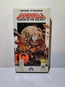 Vintage Barbarella Queen Of The Galaxy VHS New Sealed Jane Fonda Paramount - Picture 1 of 7