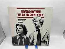 "All the President's Men" Widescreen Laserdisc LD - Robert Redford