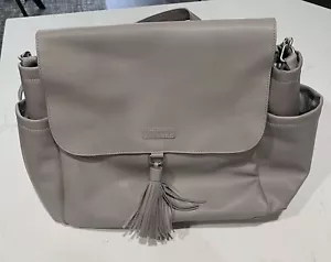 👶🏻Skip & Hop Large Diaper Bag Grey/Beige W/Shoulder Strap & Changing Pad 👶🏻 - Picture 1 of 7